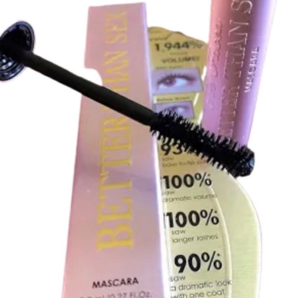 Too Faced Award Winning Black "Better Than Sex Volumizing Mascara" 🆕 🔴 - Picture 4 of 15